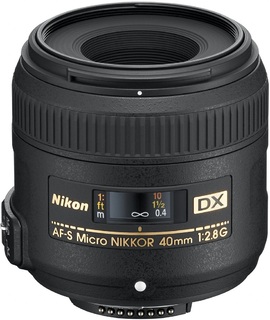 Объектив Nikon 40 mm f/ 2.8G DX Micro-Nikkor AF-S IF-ED