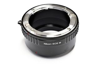Адаптер для объективов Nikon на байонет Canon M Pixco