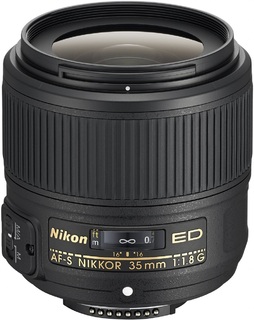 Объектив Nikon 35 mm f/ 1.8G ED Nikkor AF-S