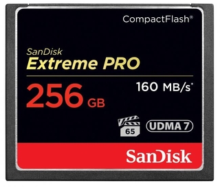 Модуль памяти  CompactFlash Card 256 Gb Sandisk Extreme Pro 1067x, (160 Mb/s), SDCFXPS-256G-X46