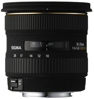 Объектив Sigma AF 10-20 mm F4-5.6 EX DC HSM для Canon (s/ n:13484240) Б/ У
