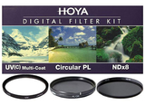 Комплект фильтров HOYA 46mm (UV HMC MULTI, PL-CIR, NDX8)