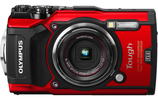Цифровой  фотоаппарат OLYMPUS TG-5 красный (red)