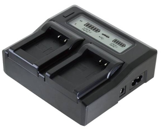 Зарядное устройство Relato ABC02/ F/ FM DUAL (двойное) с авто. адаптером для Sony NP-F/ FM/ QM