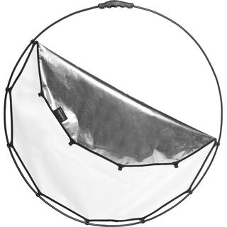 Отражатель Lastolite Halo Compact рама и ткань, серебро/ белый, 82см,  Slv/ Wht (LL LR3300)