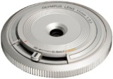 Объектив Olympus 15mm f/ 8.0 Body Cap Lens серебристый