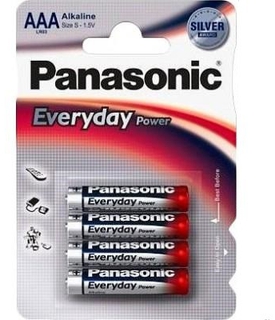Батарейка Panasonic AAA щелочные Everyday Power LR03EPS/ 4BP в блистере 4шт