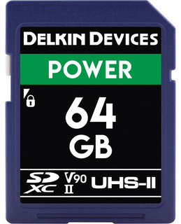 Карта памяти  SD  64 Gb DELKIN Power SD 2000X UHS-II V90 Card