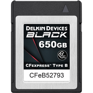 Карта памяти CFexpress TYPE B Memory Card DELKIN BLACK CF 650GB (DCFXBBLK650)